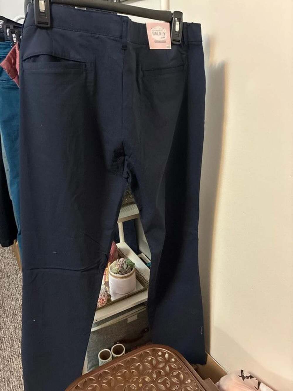 Women’s juniors navy blue school pants galaxy for her 13/14 nwt